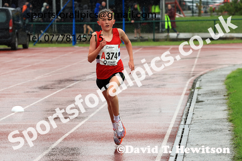 Boys Under-13s 2025 Northern Athletics Autumn Road Relays, Leigh, Lancashire. Photo: David T. Hewitson/Sports for All Pics